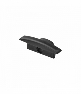 Zaślepka do profili wpuszczanych w karton gips z serii AD-LP-6505, czarna, komplet 50 szt. Orno AD-LP-6505BEC/50