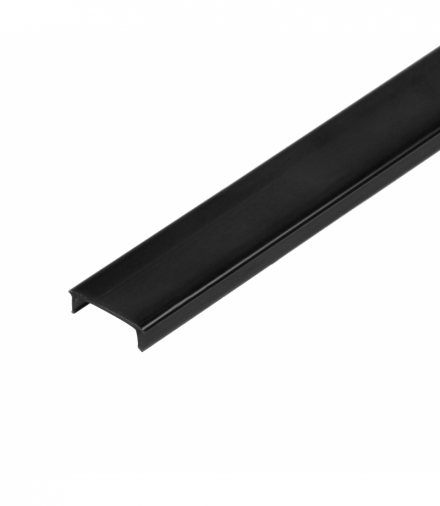 Klosz do profili wpuszczanych w karton gips z serii AD-LP-6505, 2m, poliwęglan czarny, komplet 50 szt. Orno AD-LP-6505PB/2M/50