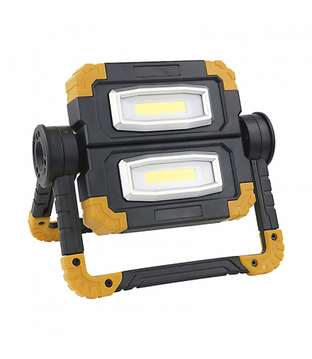 GEMINIX LED 2x10W, naświetlacz roboczy, przenośny z akumulatorem, 1200lm, IP44, 4000K, 5000mAh Orno AD-NR-6466L4
