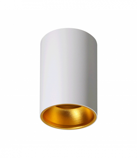ELIZA, oprawa typu downlight, GU10, IP20, aluminiowa, biało-złota Orno AD-OD-6521/W-C