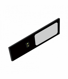 PLANA lampka podszafkowa LED 4W, 240lm, 4000K, z włącznikiem bezdotykowym, czarna Orno AD-OM-6476L4/B/SW