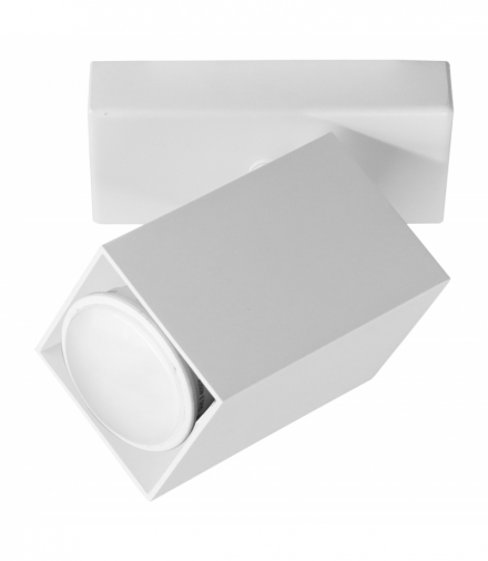 KUBAR SP 1, oprawa ścienno-sufitowa, GU10, IP20, biała Orno AD-OP-6509WGU10