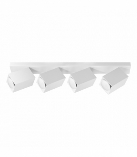KUBAR SP 4, oprawa ścienno-sufitowa, 4xGU10, IP20, biała Orno AD-OP-6512WGU10