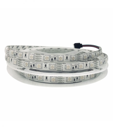 Taśma LED 12V, 5050, 60L/m, 14,4W/m, IP63, RGB, 5m Orno AD-TL-6490LRGB