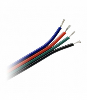 Przewód do taśm LED RGB, 4x0,35mm2, 25m Orno AD-TL-6498/RGB/25M