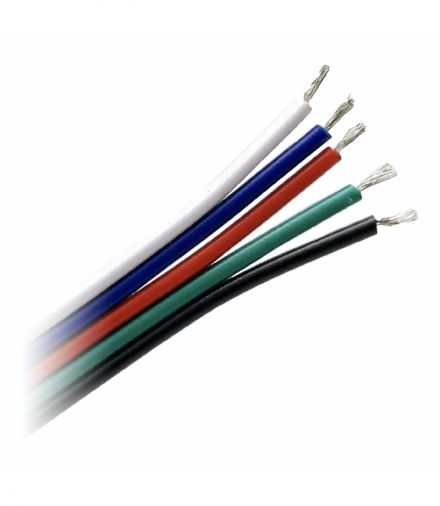 Przewód do taśm LED RGBW, 5x0,35mm2, 25m Orno AD-TL-6498/RGBW/25M
