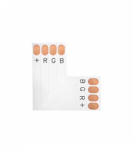 Złączka LED RGB 10mm, kątowa L Orno AD-TL-6499/Z/L/RGB