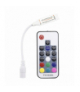 Bezprzewodowy sterownik do taśm LED RGB z pilotem, 17 przycisków, 12V, 6A, 72W Orno AD-TL-6500/P17