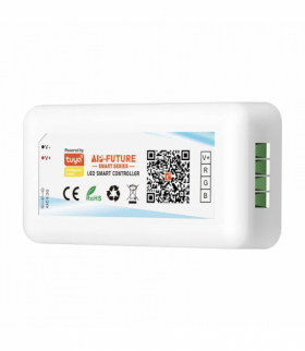 Bezprzewodowy sterownik do taśm LED RGB Tuya, 5-24V 18A Orno AD-TL-6501/RGB