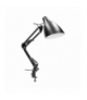 DIAN, lampa biurkowa przykręcana, 10W, E27, stalowa, czarna Orno DL-13/B