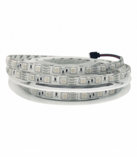Taśma LED 12V, 5050, 60L/m, 14,4W/m, IP63, RGB, 5m Orno LD-13/5M/RGB