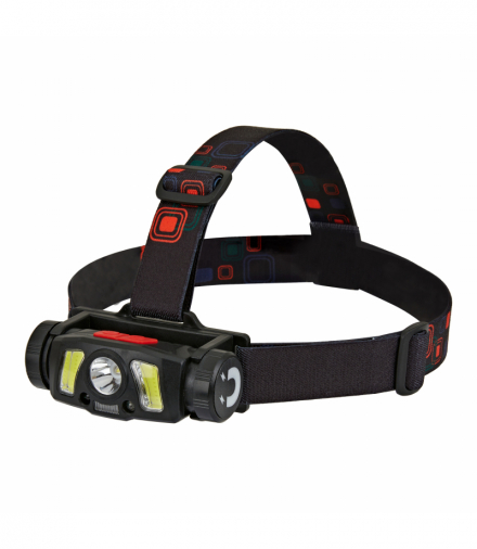 Latarka czołowa/światło rowerowe LED COB + XPG z akumulatorem Li-ion 1200mAh, czujnik ruchu Orno LT-14