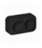 ToDo Gniazdo podwójne 2x2P+Z, 16A/230VAC, IP20,Schuko,Czarne Orno OR-OE-7206(GS)/B