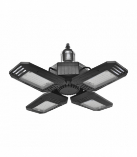 SYRIUSZ LED Składana lampa warsztatowa 4-skrzydłowa, E27, 72W, 4000K, 6480lm Orno WL-14