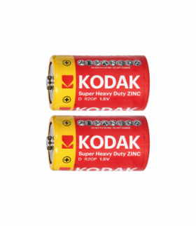 Baterie ZINC Super Heavy Duty D LR20, 2szt. folia Kodak 30410398