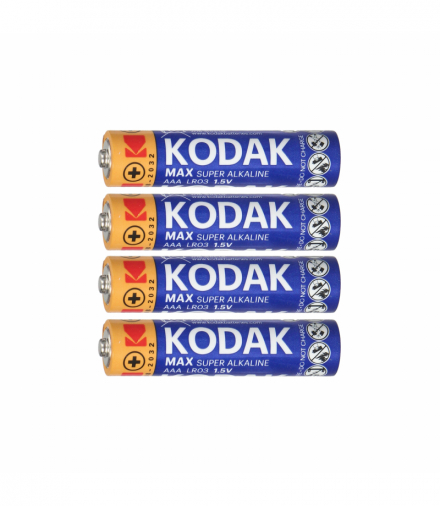 Baterie MAX Alkaline AAA LR03, 4 szt. Kodak 30952812