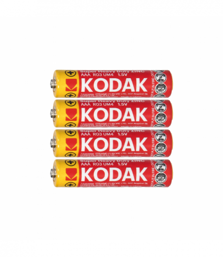 Baterie ZINC Super Heavy Duty AAA LR03, 4 szt. Kodak 30953321