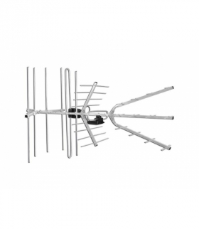 Antena DVB-T TRIA-MAX uniwersalna VHF/UHF, polaryzacja pozioma/pionowa ze zwrotnicą LAMEX LXDVBT50