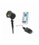 Projektor ogrodowy laserowy LTC + pilot, 6W, lampa IP65 + zasilacz IP44 LXBN103