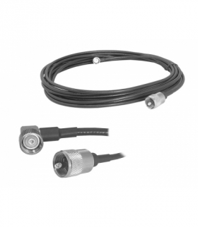 Kabel do anteny samochodowej CB z wtykiem LC27 i wtykiem UHF 6m LAMEX LXCB3937