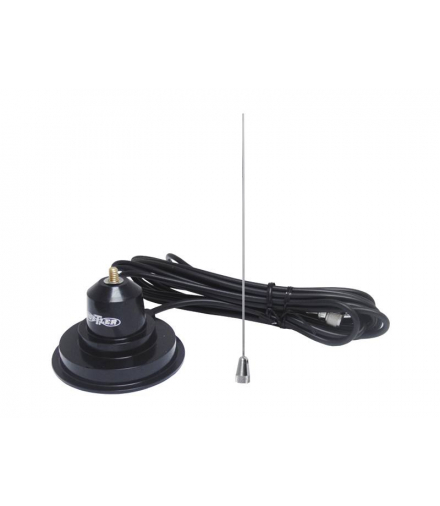 Antena CB Hustler IC-100, magnetyczna LAMEX LXCB17