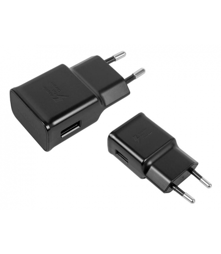 Ładowarka sieciowa USB Samsung EP-TA200, 2 A/5 V/9 V, Fast Charging, czarna. Samsung LXTA200