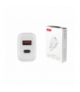 Ładowarka sieciowa CE12 PD QC 3.0 20W 1xUSB 1xUSB-C biała XO LXCE12