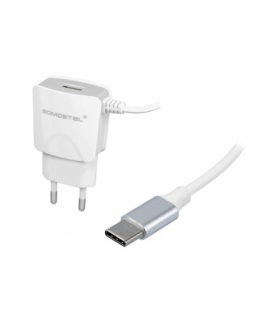 Ładowarka sieciowa SMS-A3 , 2.1 A, USB Typu C, Box Somostel LXSMSA03/C