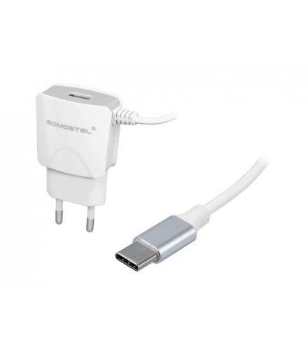 Ładowarka sieciowa SMS-A3 , 2.1 A, USB Typu C, Box Somostel LXSMSA03/C