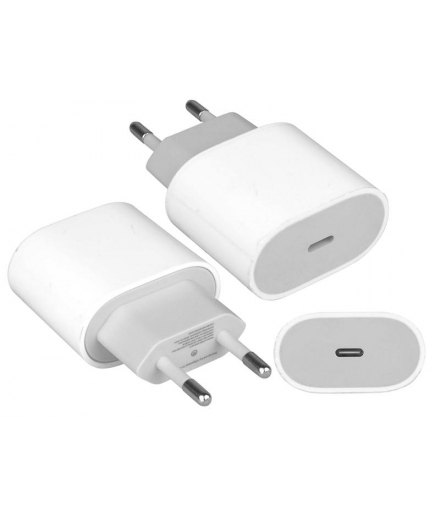 Ładowarka sieciowa 5V 3A 20W z gniazdem typu C LAMEX LXLAD3C