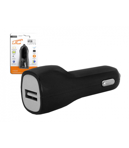 Ładowarka samochodowa 1xUSB 2.1A LTC LXG250