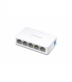 Switch Mercusys MS105, 5 portów RJ45 10/100 Mbps. MERCUSYS LXMS105