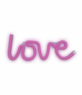 Neon LED LOVE różowy Bat + USB FLNEO5 TFO Forever Light RTV100208