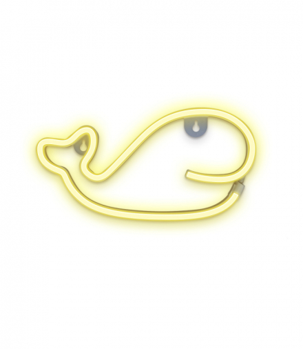 Neon LED WIELORYB ciepły biały Bat + USB FLNEO9 TFO Forever Light RTV100218