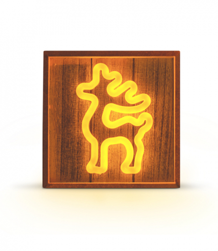 Neon Wood Frame LED RENIFER biały ciepły FLNW01 TFO Forever Light RTV100425