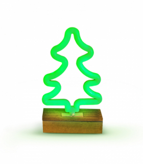 Neon Wood Stand LED CHOINKA zielona FLNW03 TFO Forever Light RTV100427