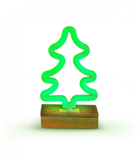 Neon Wood Stand LED CHOINKA zielona FLNW03 TFO Forever Light RTV100427