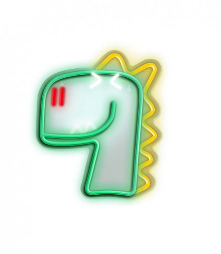 Neon LED JURASSIC DINO zielony FLNJ02 TFO Forever Light RTV100442