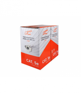 Kabel komputerowy – skrętka UTP 5e 100% Cu. LX2901.