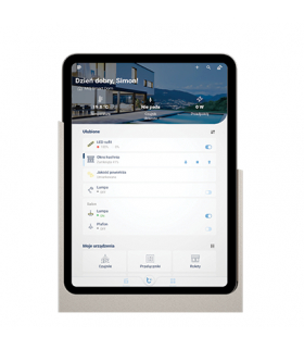 Uchwyt ścienny otwarty do tabletu Apple iPad 10,9” 10 gen, Biały mat Simon55 GFO1G10/111