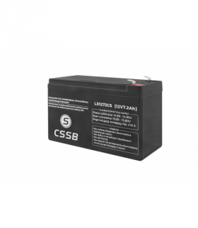 Akumulator bezobsługowy SLA 12V 7.2Ah CSSB LX1272CS