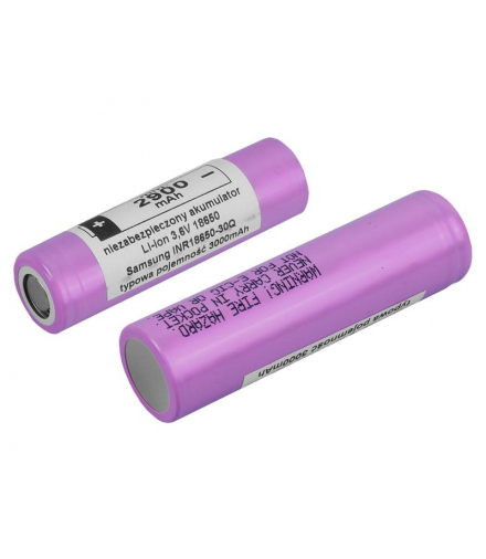 Akumulator 18650 li-ion SAMSUNG 3.7V 3000mAh. LXB30Q