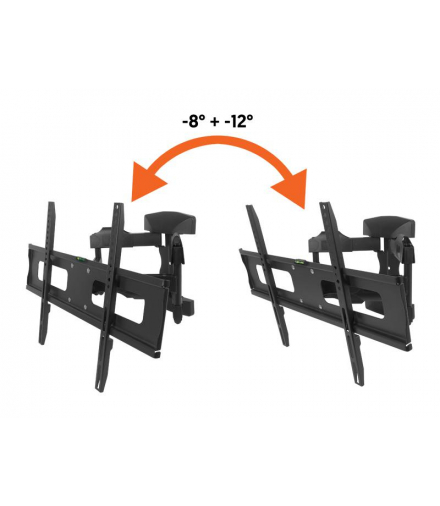 Uchwyt ścienny do LCD 32-85 z regulacją, 2 ramiona. LTC LXLCD116