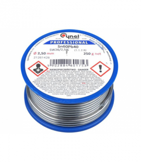 Cyna 2.5/250g/spoiwo Sn60-Pb40 Cynel LX933.