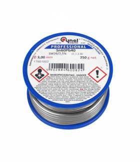 Cyna 3.00/250g/spoiwo Sn60Pb40. Cynel LX937.