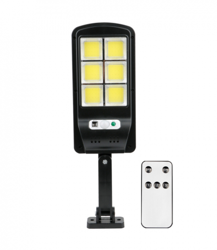 Lampa solarna LED SUNARI FLS-01 COB z czujjnikiem 10W 800lm barwa zimna 2400mAh + pilot Forever Light RTV100322