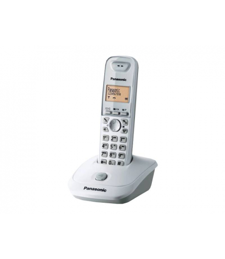 Panasonic telefon stacjonarny KXTG2511, biały. LXTG2511B