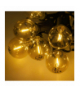 Girlanda świetlna 5,5m zewnętrzna + 10 żarówek G40 złota solarna IP44 Forever Light RTV100382