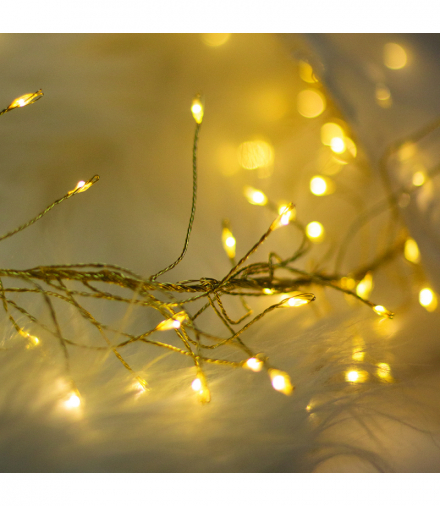 Łańcuch GAŁĄZKA złoty 480LED ciepłe białe 3m Forever Light RTV100458