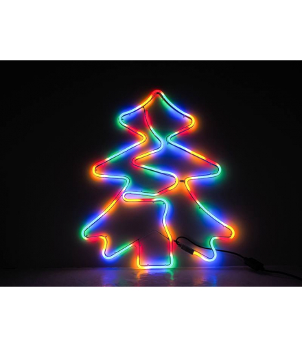 OZDOBA ŚWIĄTECZNA CHOINKA RGB NeonLED 230V LXLED095